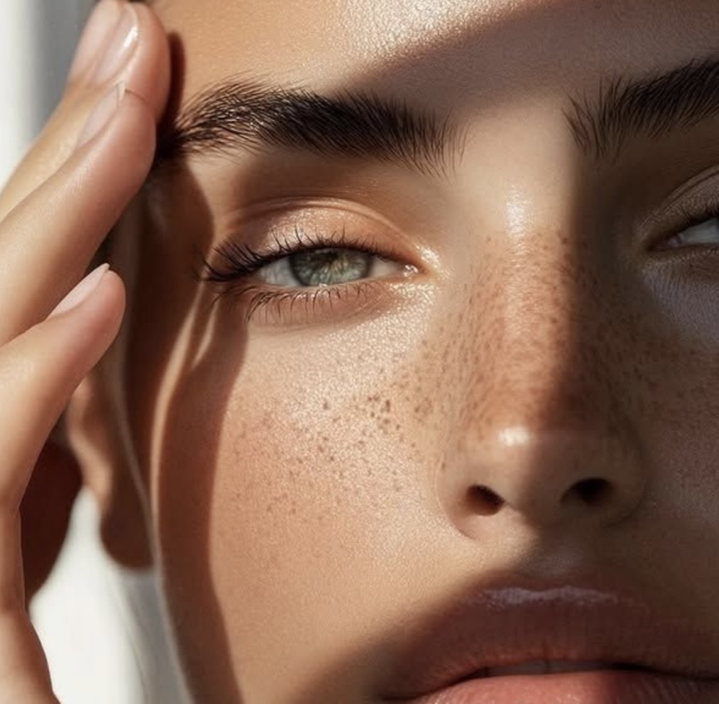 Brow shaping and LVL lash lift treatment at Maison One